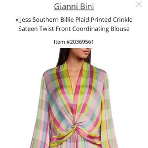 ISO Jess Southern Gianni Bini Twist front blouse in size medium or large